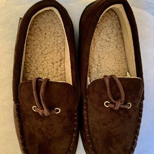 NWT Indoor/Outdoor Men's ISOTONER Dan Marino Slippers LG 9.5 -10.5 Washable